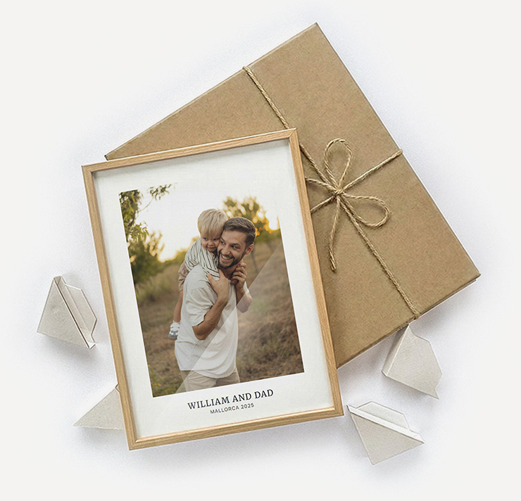 Fotorahmen in Geschenkbox